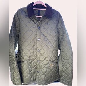 Barbour Quilted Jacket in Khaki Brown
